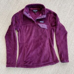 Patagonia re-tool snap pullover Maroon Fleece - women’s xs